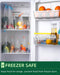 12 Pack Stand Up Reusable Gallon Freezer Bags, Dishwasher Safe