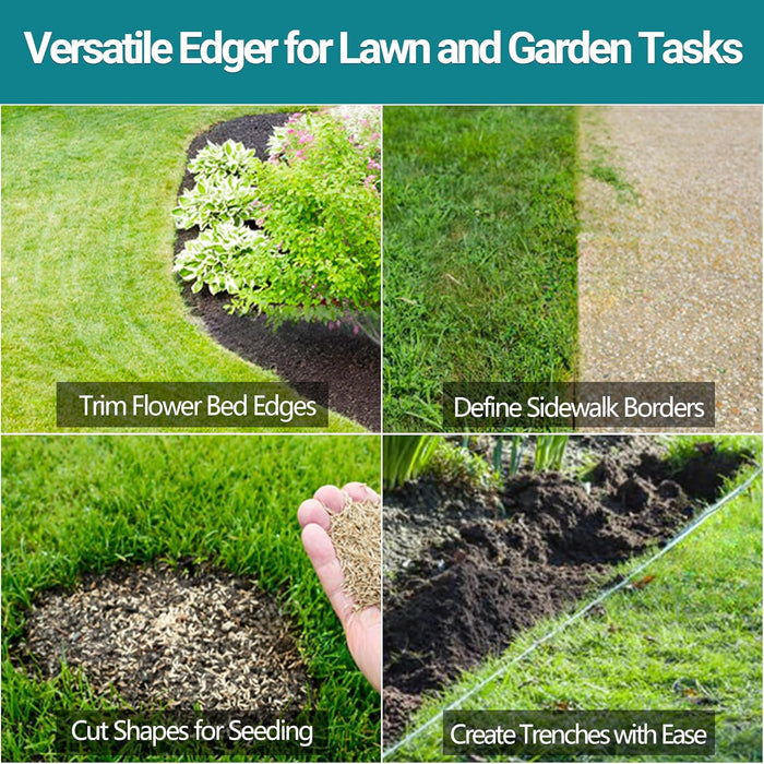 Edger Lawn Tool 41in Border Edger with Tempered Spring Steel Blade