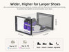 X-Large Shoe Storage Boxes 12 Pack, Clear Stackable Shoe Organizer