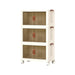 Three-Piece Rolling Foldable Storage Bins