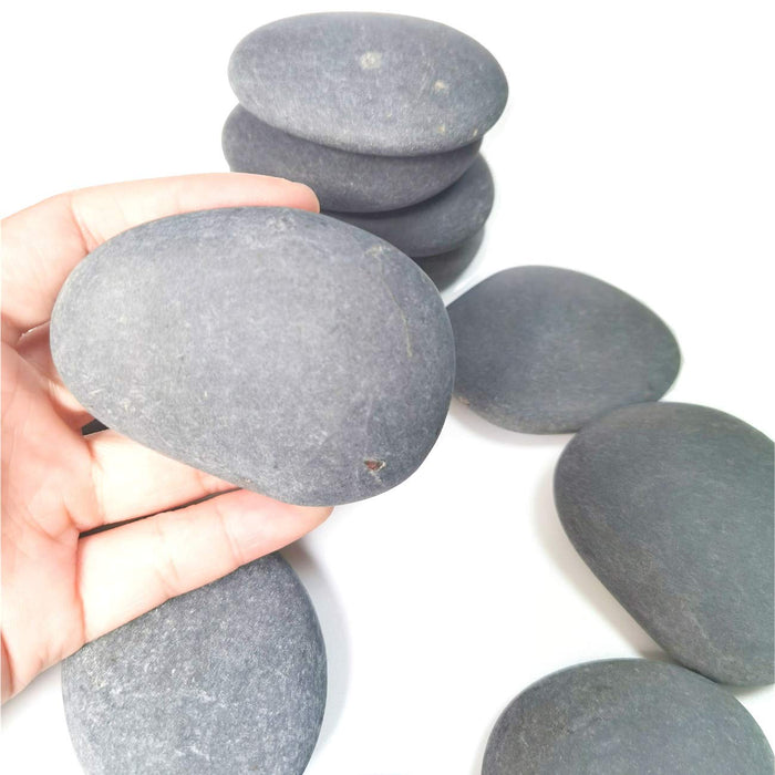 120PCS Painting Rocks, DIY Rocks Flat & Smooth Kindness Rocks for Arts, Crafts, Decoration, Medium/Small/Tiny Rocks for Painting,Hand Picked for Painting Rocks…
