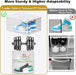 Large Thick Clear Shoe Organizer, Magnetic Door Stackable Shoe Storage Box