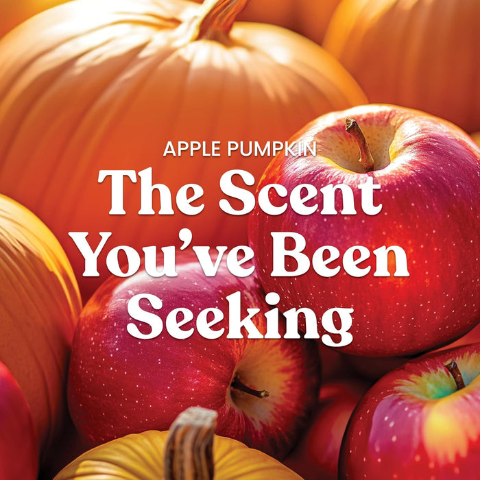Apple Pumpkin Scented Candle, 22oz Large Jar