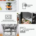 30 PC Glass Food Storage Containers with Lids - Reusable Glass Meal Prep Containers for Lunch and Leftovers - Airtight & Leakproof Snap Locking Lids - Oven, Freezer, Microwave, Dishwasher Safe