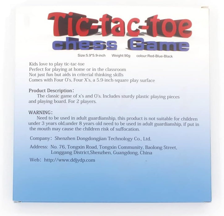 Tic Tac Toe Board Game, Classical Family Board Game