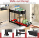 4-Pack 2-Tier Under Sink Organizer with Pull Out Drawers