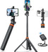 62" Phone Tripod, Tripod for iPhone & Selfie Stick with Remote