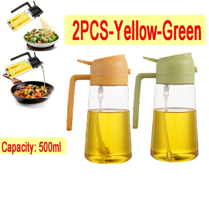 200 mL Kitchen Oil Sprayer Bottle — Black