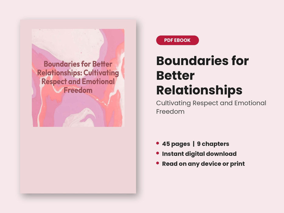 Boundaries for Better Relationships
