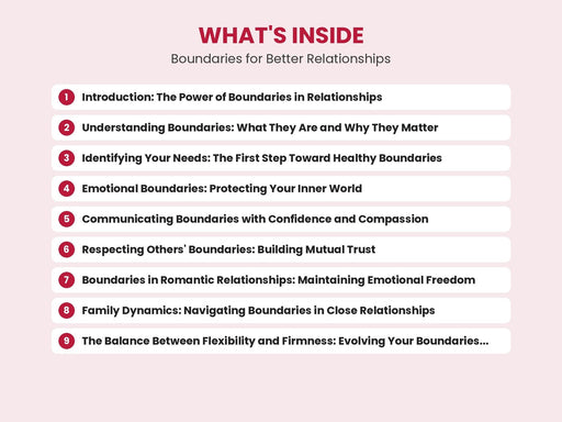 Boundaries for Better Relationships