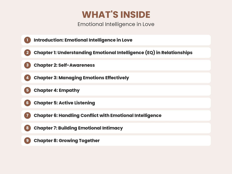 Emotional Intelligence in Love: How Mastering Your Emotions Improves Relationships