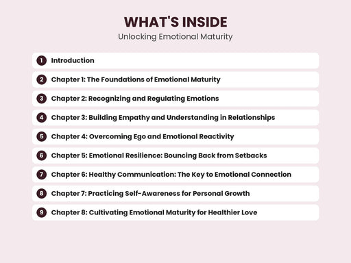 Unlocking Emotional Maturity: A Self-Improvement Guide to Healthier Love