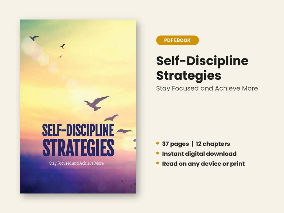 Self-Discipline Strategies
