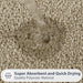 Extra Soft Bathroom Rug 20" x 30", Bath Mat, Throw Rug for Kitchen