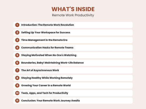 Remote Work Productivity: Succeed Outside the Office