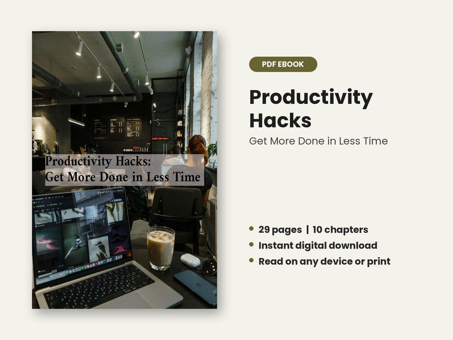 Productivity Hacks: Get More Done in Less Time