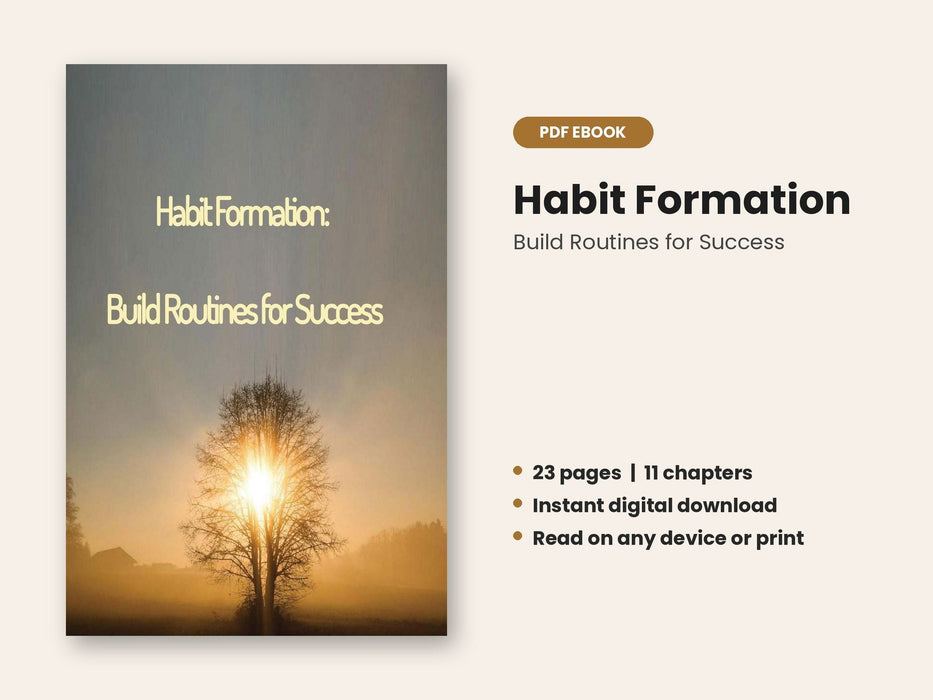 Habit Formation: Build Routines for Success