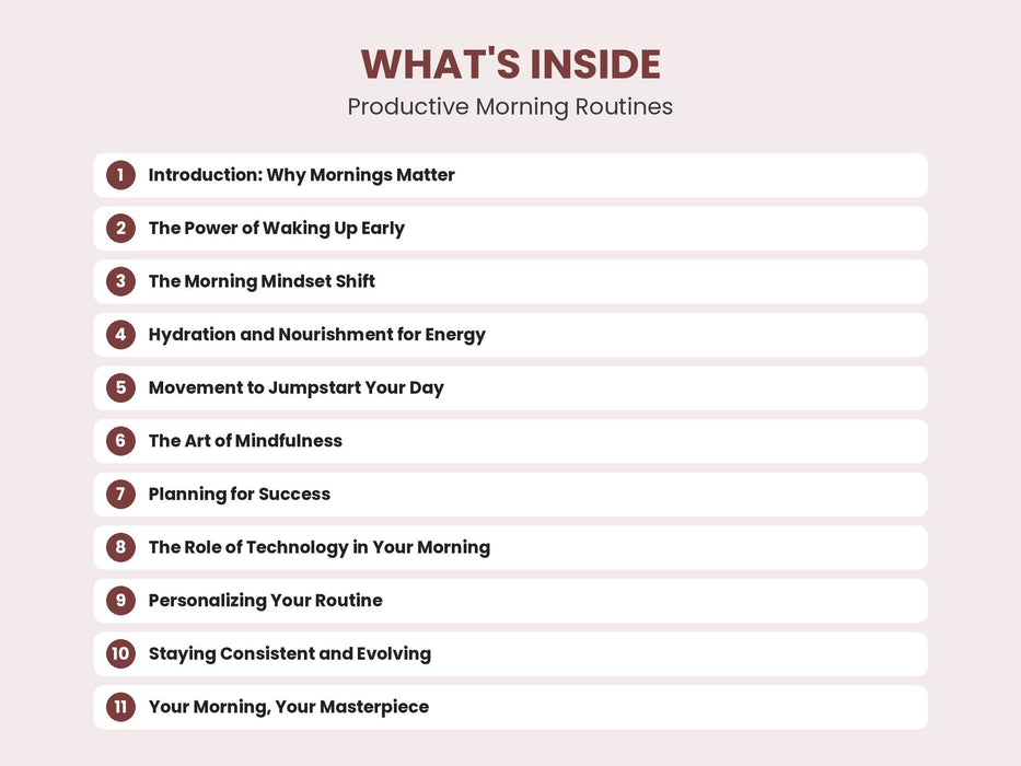 Productive Morning Routines: Start Your Day Right