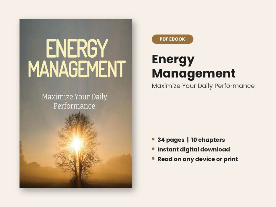 Energy Management: Maximize Your Daily Performance