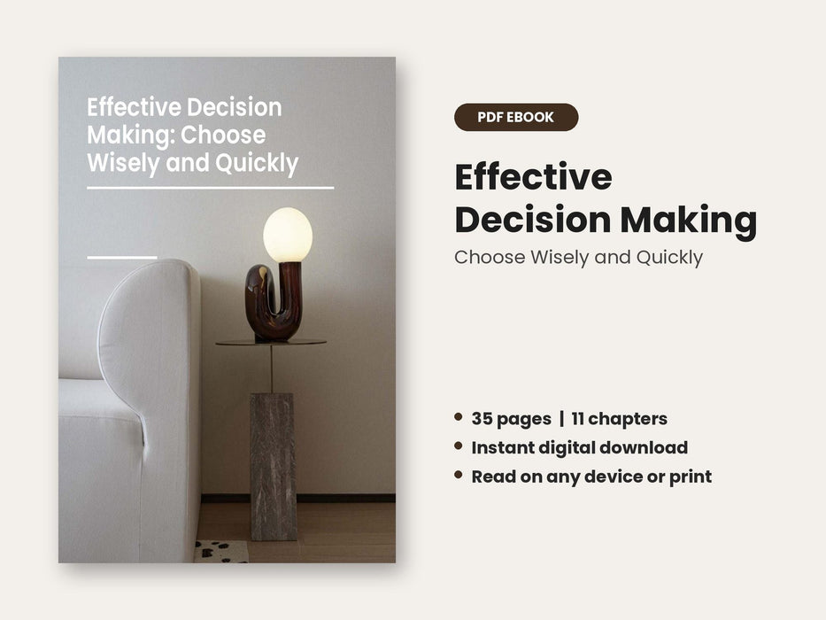 Effective Decision Making