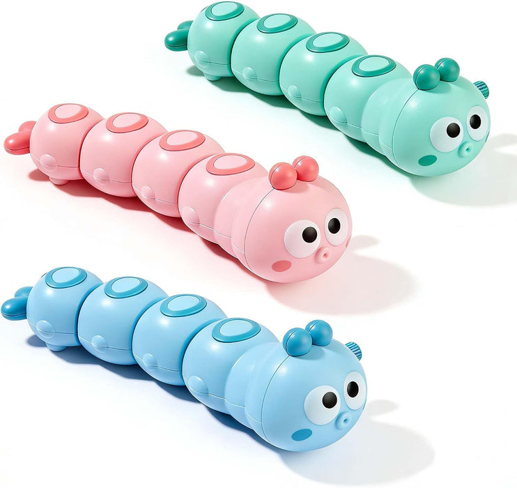 Wind Up Toys,3 Pack Caterpillar Toy for Kids,Party Favors