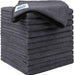 Microfiber Cleaning Cloth 12 Pack, 12.5 x 12.5 inch Microfiber Towels for Cars, Ultra Absorbent Washing Cloth, Lint Free
