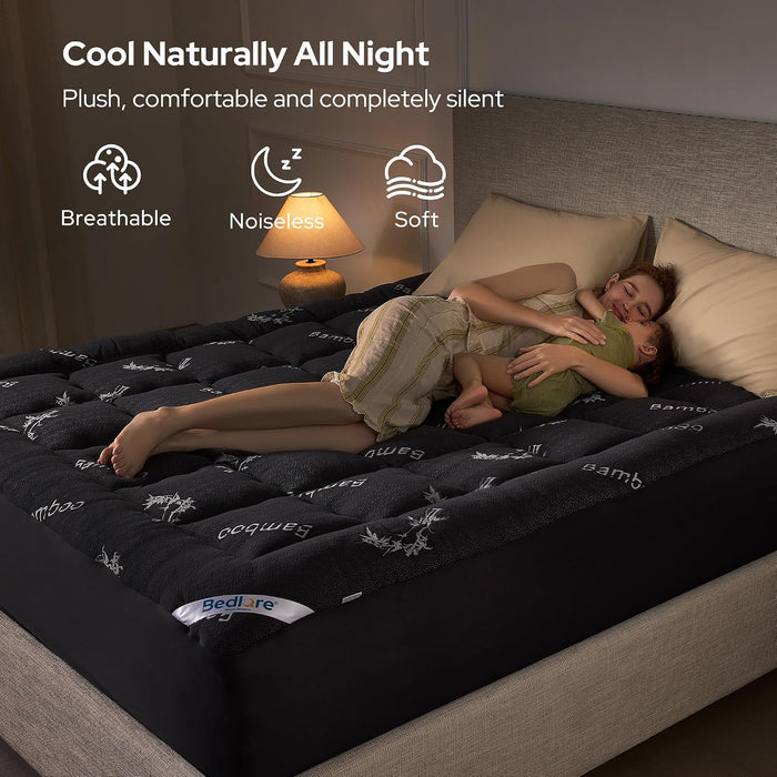 Queen Mattress Topper, Thick Soft Pillow Top Bed Topper