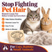 Cat Brush for Shedding - Deshedding Brush for Cats - Patented Grooming Tool for Removing Loose Fur, Undercoat & Hair - Made in USA - Works on Short, Medium & Long Coats