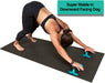 Premium Quality Wrist Alignment Yoga Blocks to Eliminate Wrist Pain in All Poses - Great for Yoga, Pushups and Pilates. 