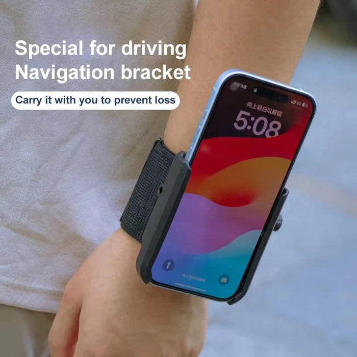 Multi-Function Phone Holder for Car 360 Rotation Wristband Mobile Support Universal Phone Stand for Sports Cycling Motorcycle