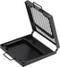 Folding Campfire Grill, Heavy Duty Steel Mesh Grate, 22.4" Portable Camping Grates Over Fire Pit, Camp Fire Cooking Equi
