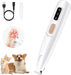 Pet Micro Precision Trimmer, Multifunctional Pet Hair Trimmer Waterproof Rechargeable Shaver with LED Light for Paws Eye