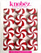 12pk Red Peppermint Decorative Knob Covers for Christmas Holiday