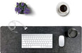 Felt Desk Mat, Computer Mat for Desk, Dark Gray (36x12Inches)