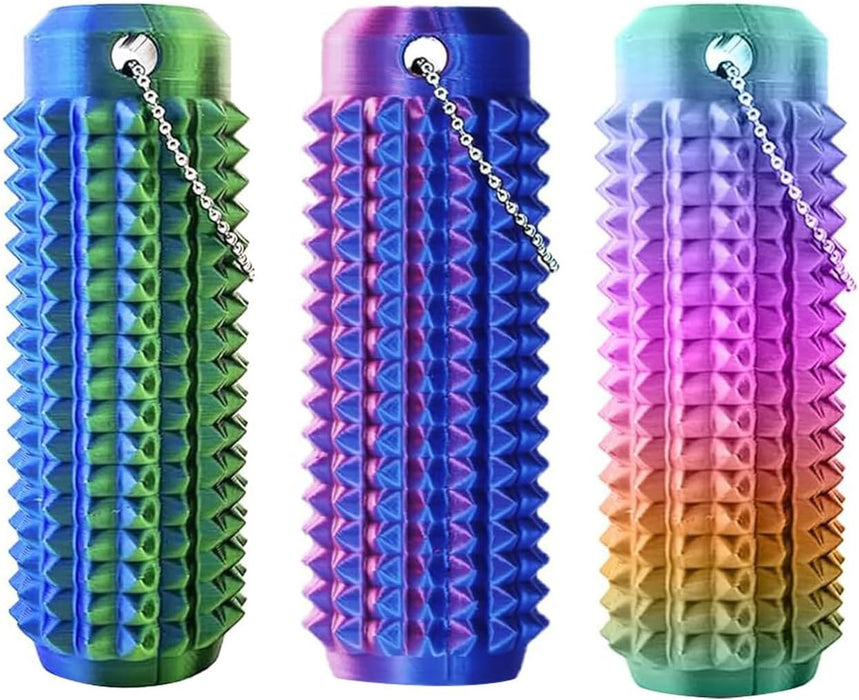 3PCS Little Ouchies Spiky Fidget Keychain for Adult Anxiety Relief