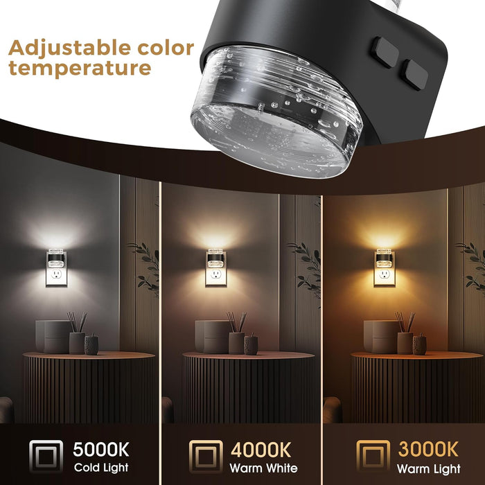 Night Light, Bubble Night Lights Plug into Wall, 2 Pack