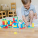Melissa & Doug 100 Wooden Building Blocks with Storage Box