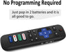 2 Pack Replacement Remote Controls for Roku TV