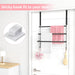 Over The Door Towel Rack, Door Towel Bar, Black