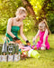 9-Piece Premium Gardening Tool Set for Women - Heavy Duty Stainless Steel Rust-Proof Tools with Fashion Storage Tote | P