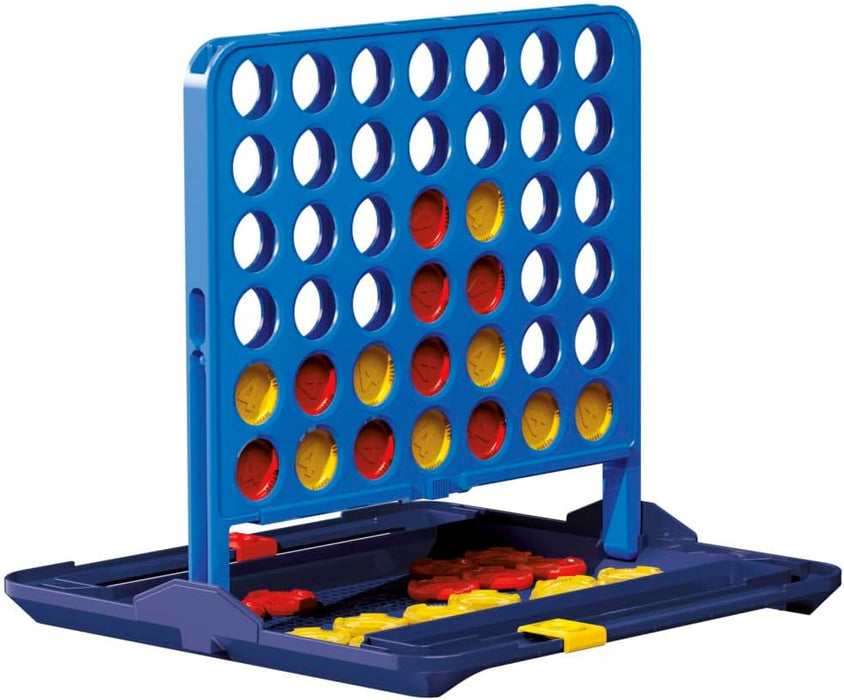 Official Hasbro Games Connect 4 Game (2025 Edition) | All-in-1 Storage, Carrying Case, Score Tracker | Ages 6+ | 2 Playe
