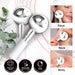 Ice Globes for Facials | Unbreakable Steel Cooling Roller | Cryo Sticks for Face | Massager for Face Neck & Eyes | Skin Care for Dark Circles, Puffiness, Wrinkles, Collagen Production (White)