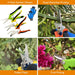 Pruning Shears, 4 Pack Garden Shears with Gardening gloves, Clippers Handheld, Stainless Steel Garden Snips, Pruners for