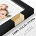 Picture Frames 5x7 2 Pack Made of Solid Wood Black for Wall Mounting and Tabletop Display