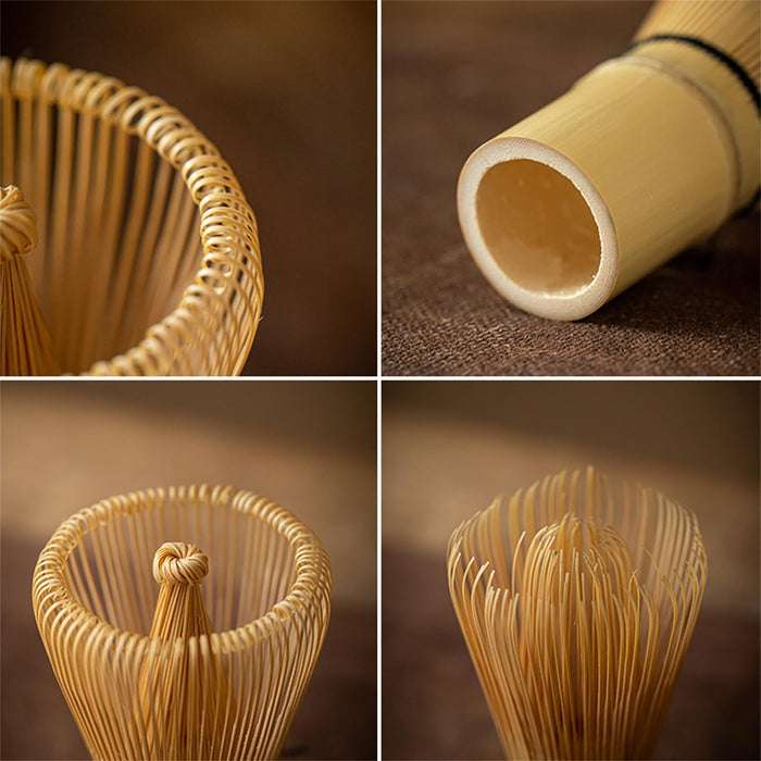 Matcha Whisk - Bamboo Whisk for Matcha Powder, Handcrafted Organic Traditional Japanese Chasen, 100-Prong Matcha Stirrer