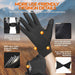 Winter Gloves Women Men, Cold Weather Touch Screen Liner Glove, Windproof 3-Layers, for Running, Cycling, Biking, Hiking, Driving