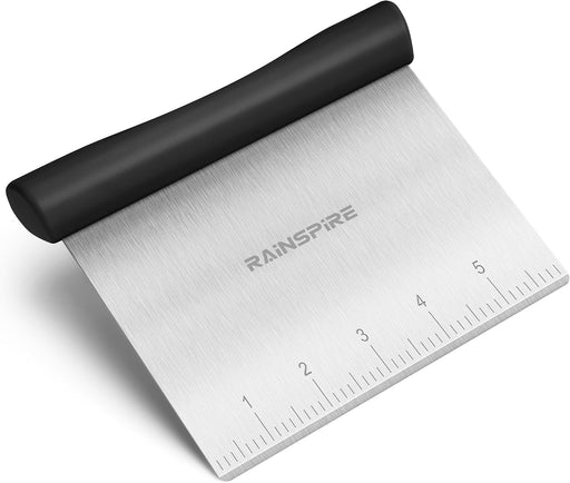Multi-Purpose Stainless Steel Bench Scraper Dough Blender & Pastry Cutter