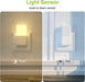Plug in Night Light, Warm White LED Nightlights with Smart Dusk to Dawn Sensor for Kids, Nursery, Ideal for Bedroom, Bathroom,Hallway, Stairs, Kitchen, 6 Pack