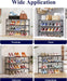 Shoe Rack - Non-Woven Shoe Rack Shelf, 27.5" Wide - 3 Tier, Black