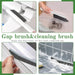 Crevice Cleaning Brush, Multifunctional Grout Brush and Straw Brush, 15 Pcs